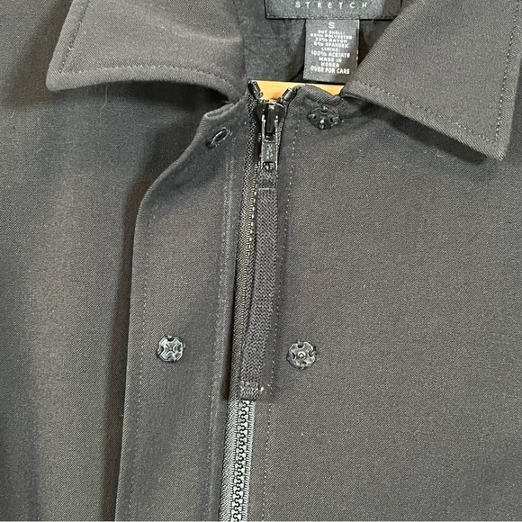 Vintage The Limited Stretch Jacket Womens Small Black Lined Full Zip - Picture 4 of 11